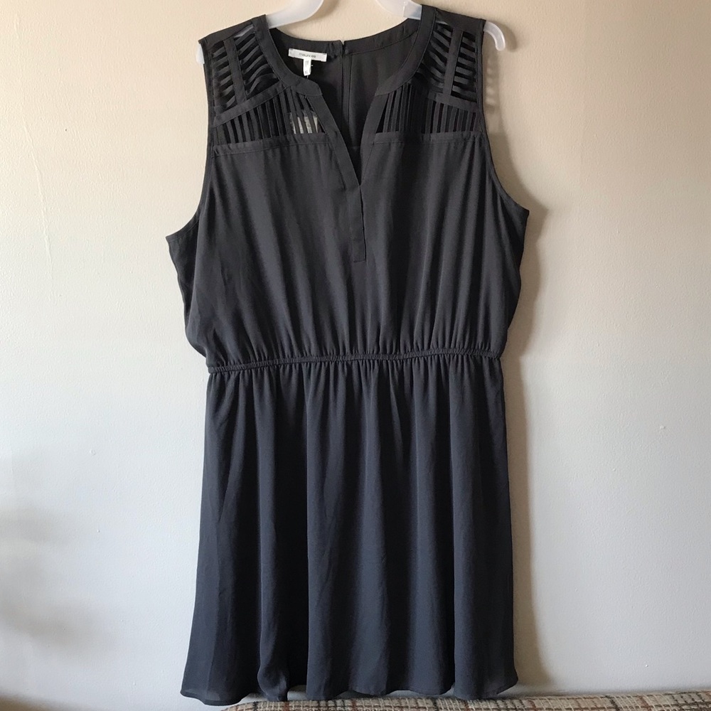 Geometric Cutout Dress